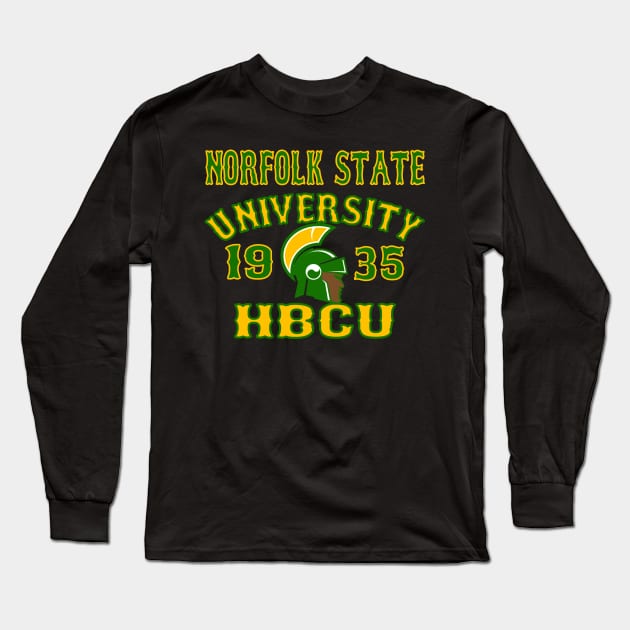 Norfolk State 1935 University Apparel Long Sleeve T-Shirt by HBCU Classic Apparel Co